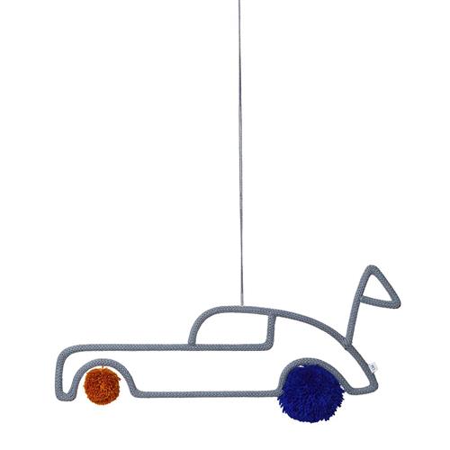 Se Liewood Odin Mobile Car/Blue Wave | Blå | 0 ved Babyshop