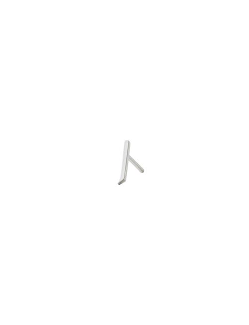 Earring Studs Archetypes, A-Z Design Letters Silver