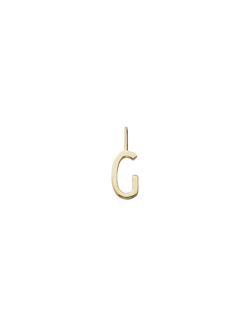 Se Design Letters 10Mm 18K Gold Plated Silver A-Z Design Letters Gold ved Booztlet