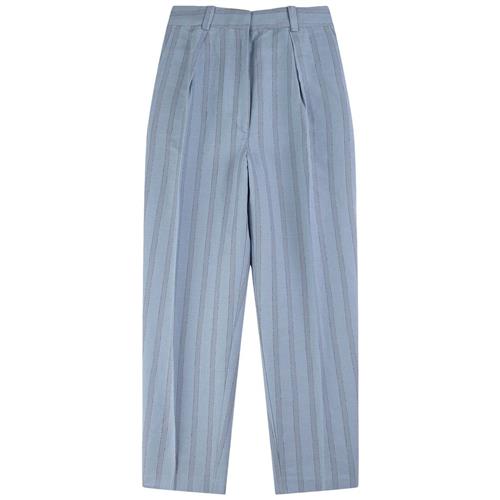 Se Les Coyotes De Paris Taylor Bukser Light Blue Stripe | Blå | 12 years ved Babyshop