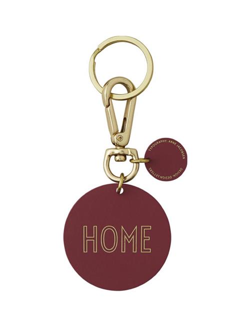 Design Letters Key Ring Design Letters Red