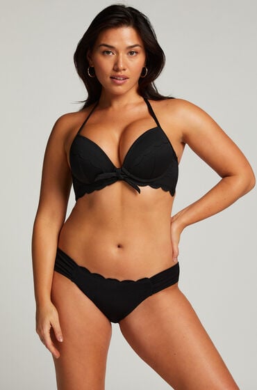 Hunkemöller Rio Bikinitrusse Scallop sort