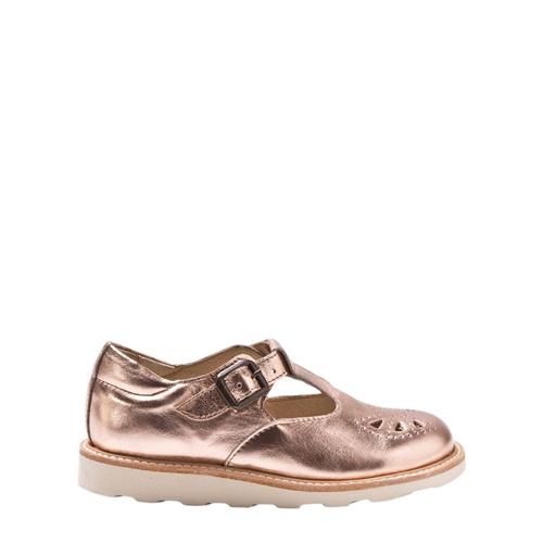 Young Soles Rosie T-Bar Sko Rose Gold | Guld | 22 EU