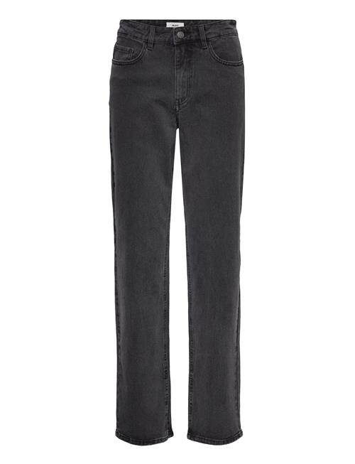 Object Objsava Mw Blk Straight Slit Jeans 124 Object Black