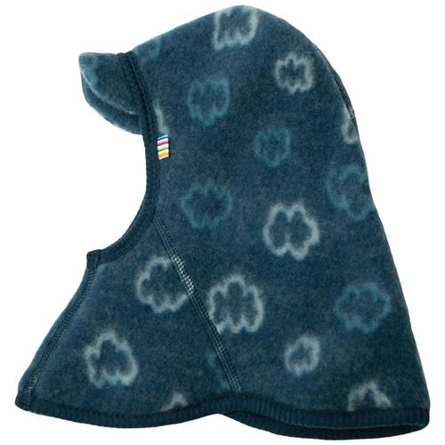 Se Joha Mønstret Elefanthue Blue Jacq | Blå | 41 cm ved Babyshop