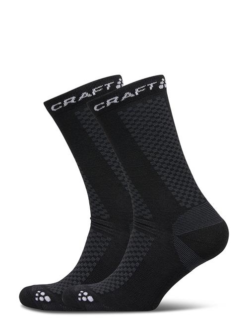 Warm Mid 2-Pack Sock Craft Black