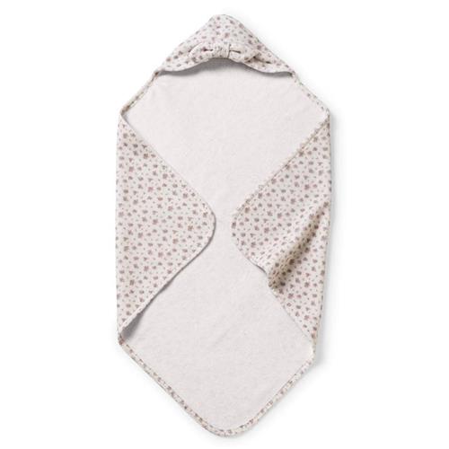 Se Elodie Hættehåndklæde Autumn Rose | Beige | 0 ved Babyshop