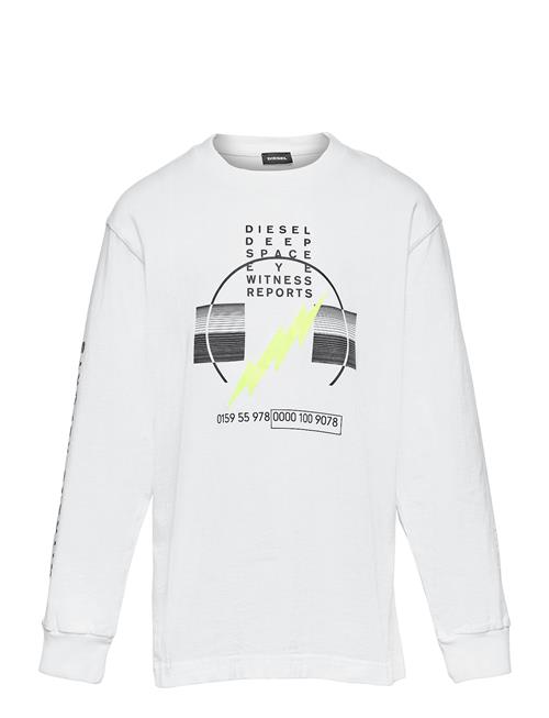 Se Diesel Tjustlsj3 Over T-Shirt Diesel White ved Booztlet