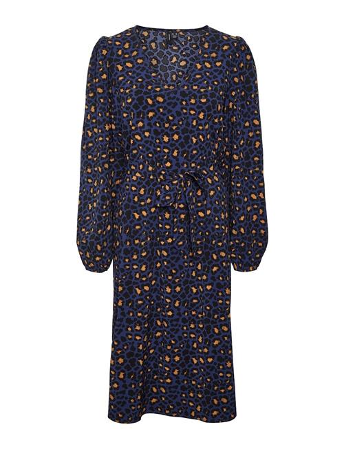 Vero Moda Vmanne Ls Calf Dress Wvn Vero Moda Blue