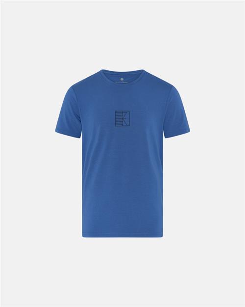 T-shirt med logo | Bambusviskose | Blå