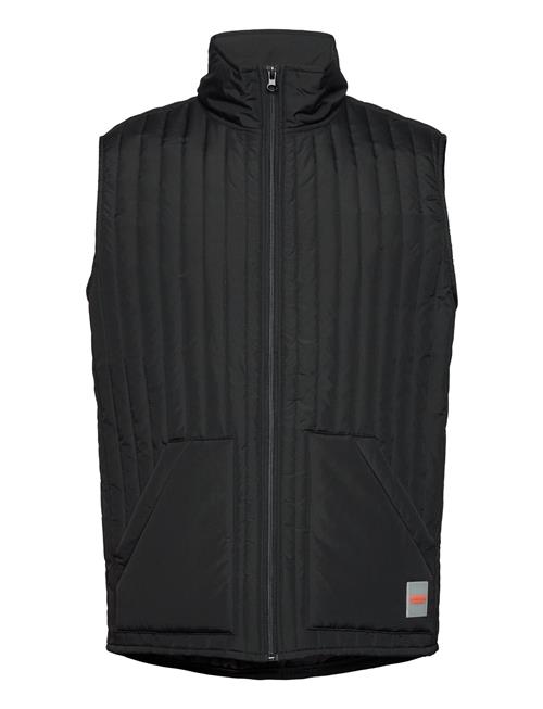 Lindbergh Vertical Quilted Waistcoat Lindbergh Black