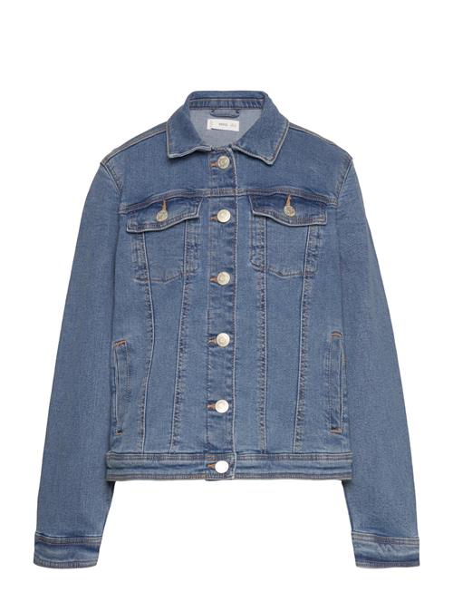 Se Mango Pockets Denim Jacket Mango Blue ved Booztlet