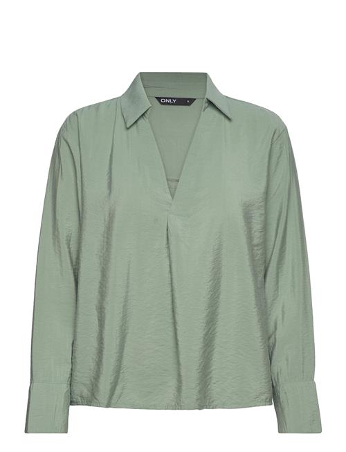 ONLY Onlkate L/S V-Neck Top Wvn ONLY Green