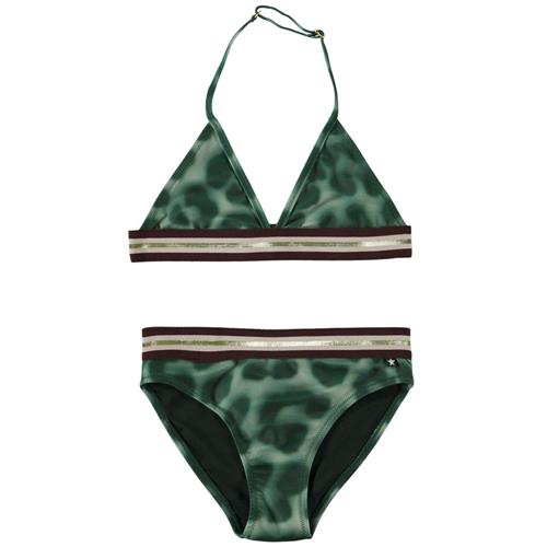 Se Molo Nicoletta Bikini Spray Jaguar | Grønn | 158/164 cm ved Babyshop