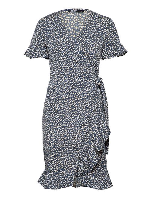 ONLY Onlolivia S/S Wrap Dress Wvn Noos ONLY Blue