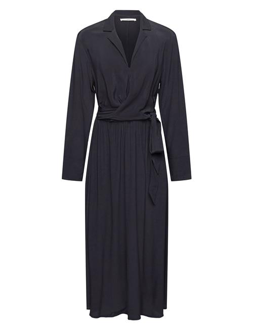 Esprit Casual Midi Dress With Tie Detail Esprit Casual Black