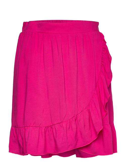 Vila Vipaya Wrap Hw Short Skirt/Su - Noos Vila Pink