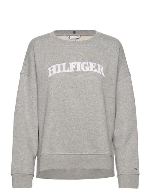 Tommy Hilfiger Rlx Tonal Hilfiger O-Nk Swtshirt Tommy Hilfiger Grey