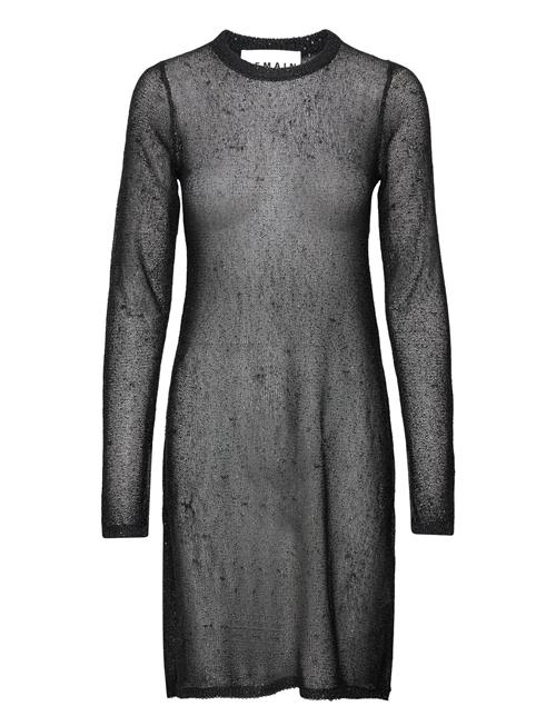 REMAIN Birger Christensen Sequin Knit Long-Sleeve Mini Dress REMAIN Birger Christensen Black