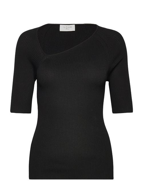 Se NORR Sherry Knit Tee NORR Black ved Booztlet