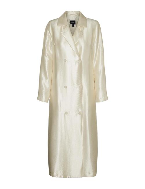 Vero Moda Vmmathilde Ls Long Jacket D1 Vero Moda Cream