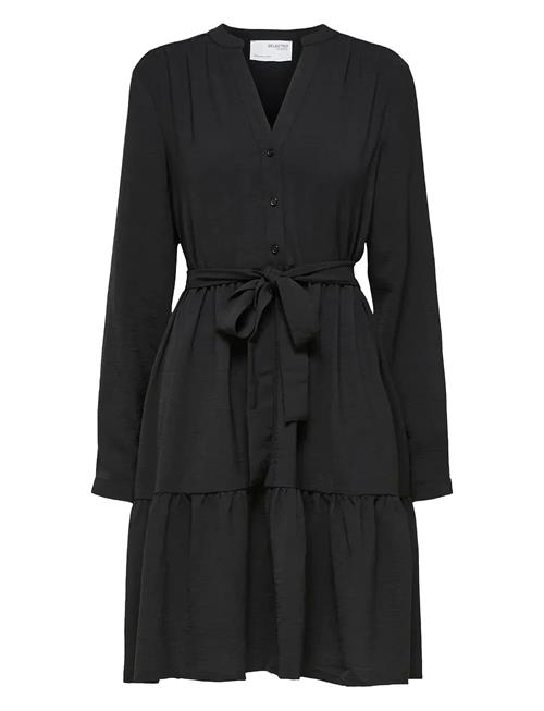 Slfmivia Lshort Dress Selected Black