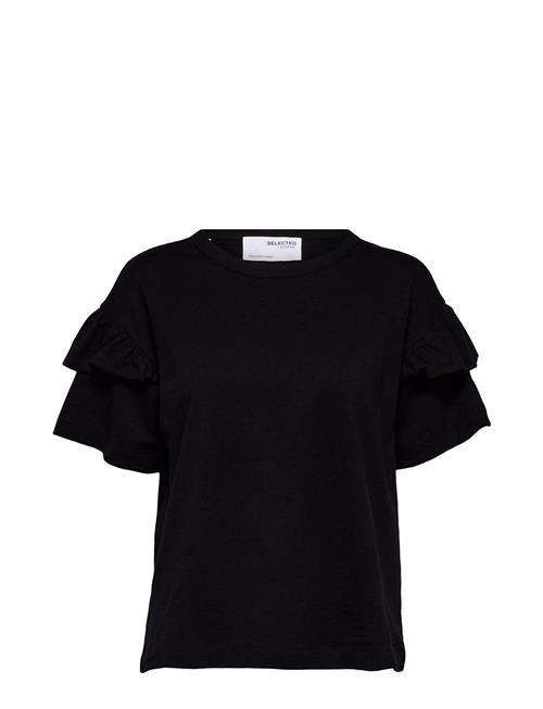 Selected Femme Slfrylie Ss Florence Tee M Noos Selected Femme Black