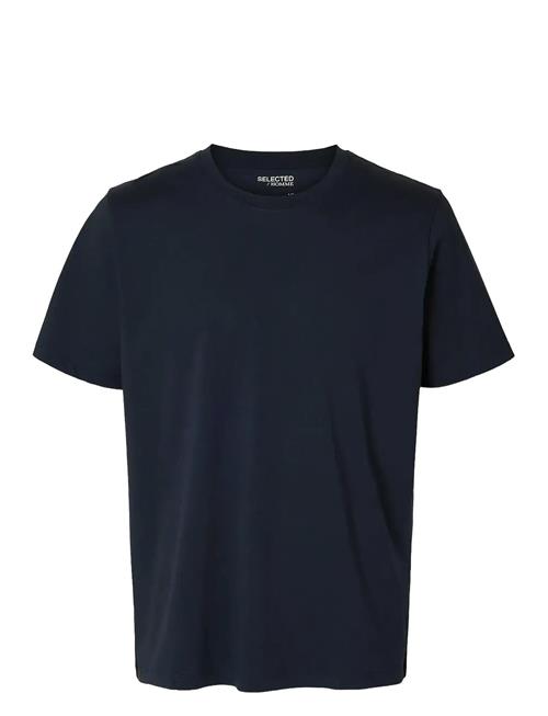 Slhaspen Ss O-Neck Tee W Selected Navy