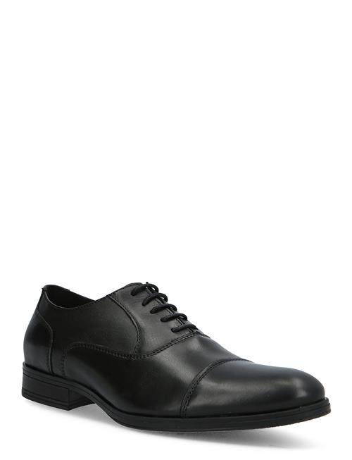 Se Jack & Jones Jfwdonald Leather Anthracite Noos Jack & J S Black ved Booztlet