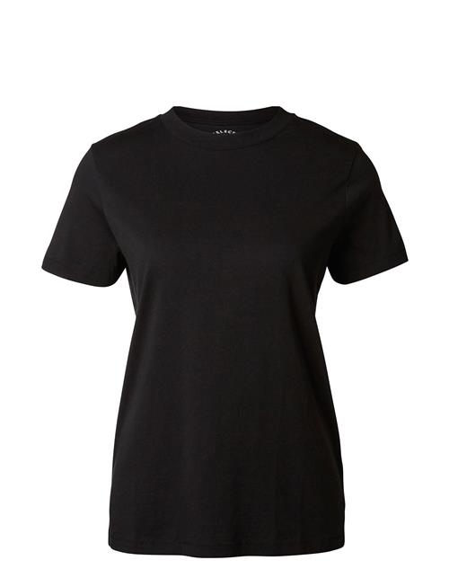 Selected Femme Slfmy Perfect Ss Tee Box Cut B Noos Selected Femme Black