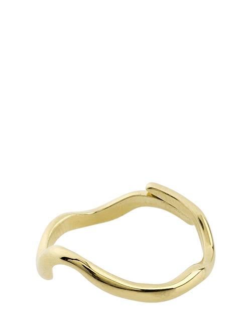 Alberte Organic Shape Ring Pilgrim Gold