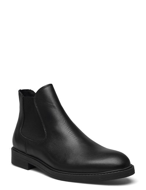 Se Selected Homme Slhblake Leather Chelsea Boot Noos Selected Homme Black ved Booztlet