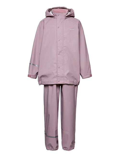 Basic Rainwear Set -Solid Pu CeLaVi Pink