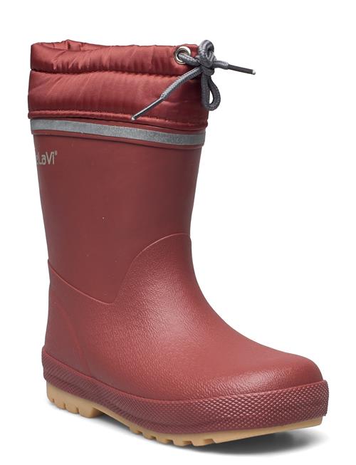 CeLaVi Thermal Wellies W.lining-Solid CeLaVi Red