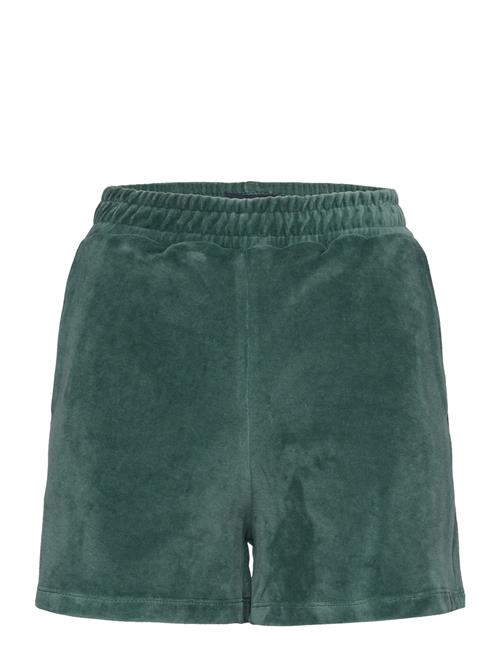 Se Andy Organic Cotton Velour Shorts Lexington Clothing Green ved Booztlet