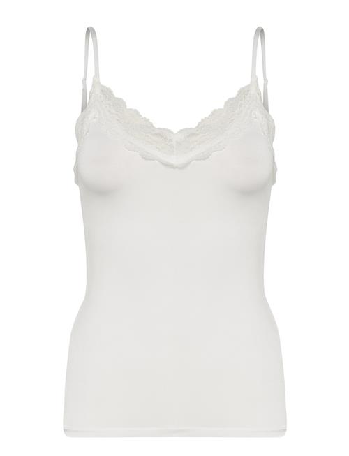 Se Objleena New Lace Singlet Noos Object White ved Booztlet