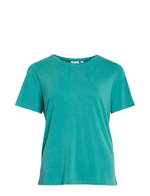 Se Vila Vimodala O-Neck S/S Top - Noos Vila Green ved Booztlet