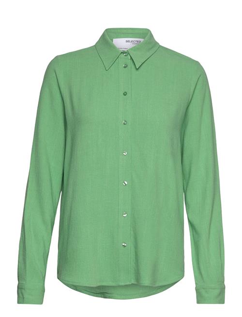 Selected Femme Slfviva Ls Shirt Noos Selected Femme Green