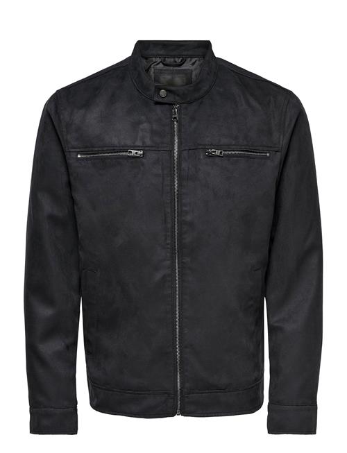 ONLY & SONS Onswillow Fake Suede Jacket Otw ONLY & SONS Black