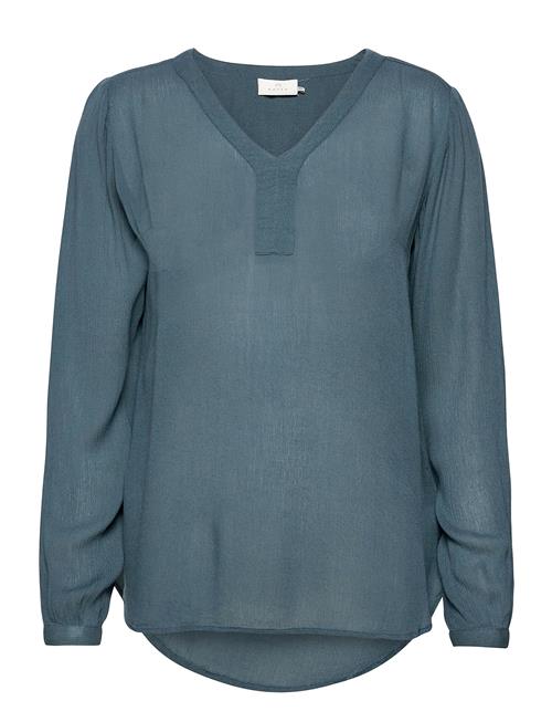 Amber Blouse Ls Kaffe Blue