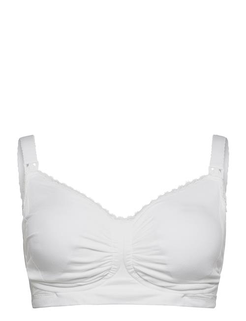 Se Carriwell Maternity & Nursing Bra + Padded Carri-Gel Support Carriwell White ved Booztlet