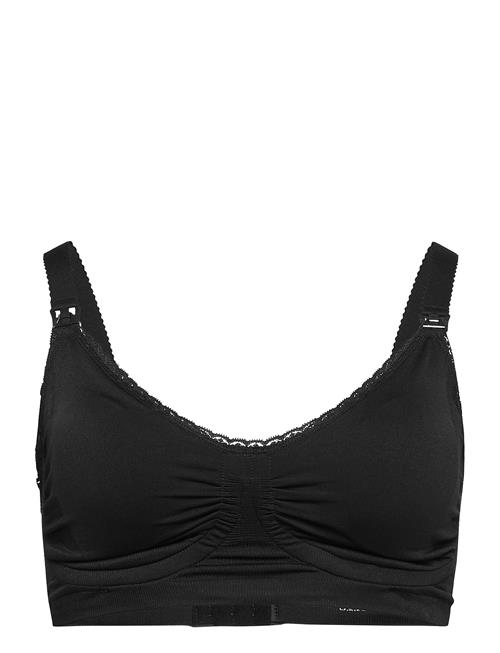 Se Carriwell Maternity & Nursing Bra + Padded Carri-Gel Support Carriwell Black ved Booztlet