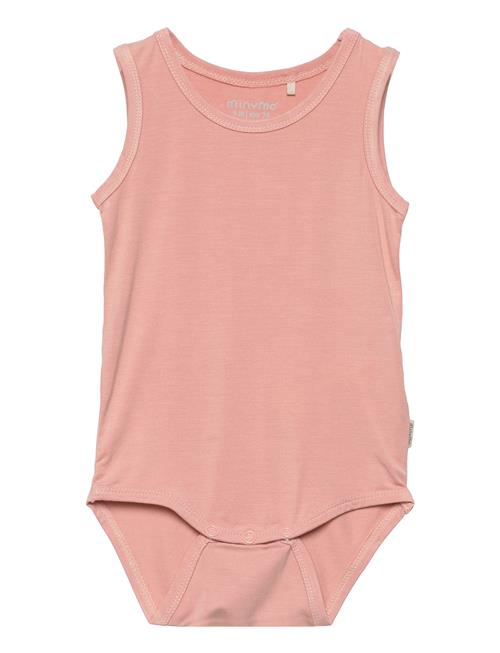 Minymo Body W/O Sleeves - Bamboo Minymo Pink