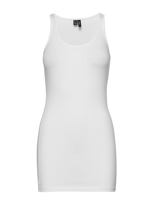 Se Vero Moda Vmmaxi My Soft Long Tank Top Noos Vero Moda White ved Booztlet