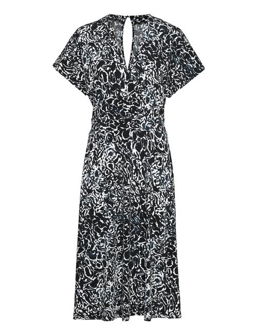 Esprit Collection V-Neck Jersey Dress With All-Over Print Esprit Collection Grey