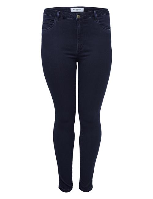 Se ONLY Carmakoma Caraugusta Hw Skinny Jeans Bb Dbd ONLY Carmakoma Blue ved Booztlet