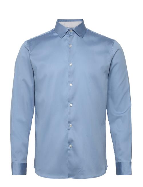 Selected Homme Slhslimflex-Park Shirt Ls B Selected Homme Blue