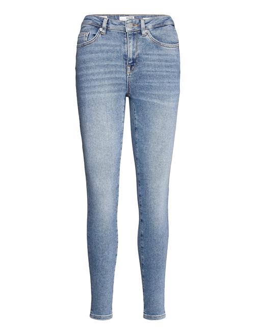 Se Selected Femme Slfsophia Mw Skinny Mid Blue Jean U Noos Selected Femme Blue ved Booztlet