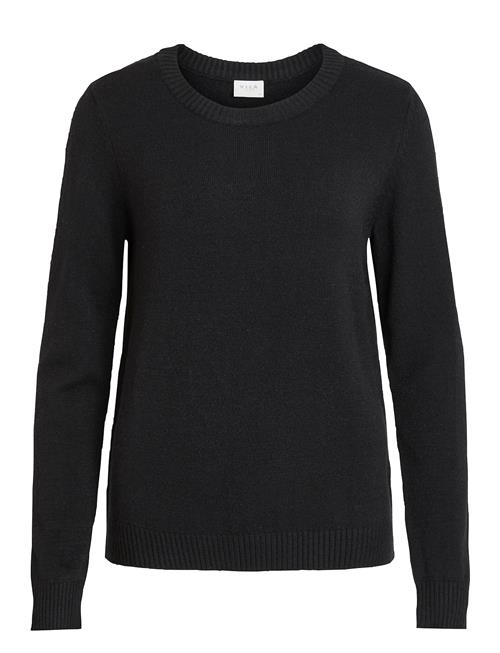 Vila Viril O-Neck L/S Knit Top - Noos Vila Black