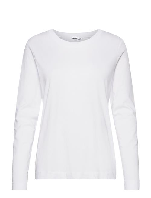 Selected Femme Slfstandard Ls Tee Noos Selected Femme White